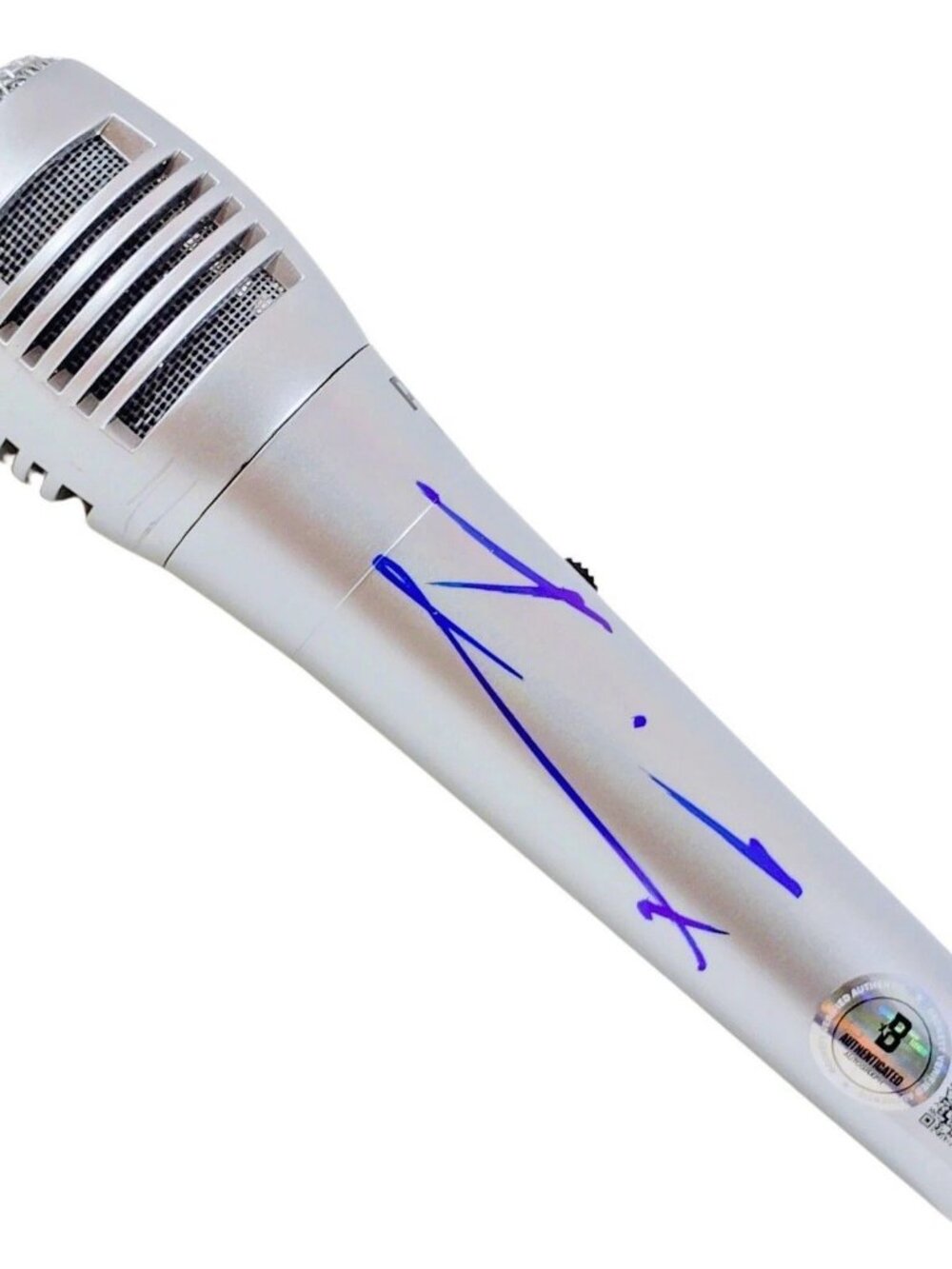 French Montana Signed Pyle Microphone Beckett BAS COA Rap Hip Hop Memorabilia